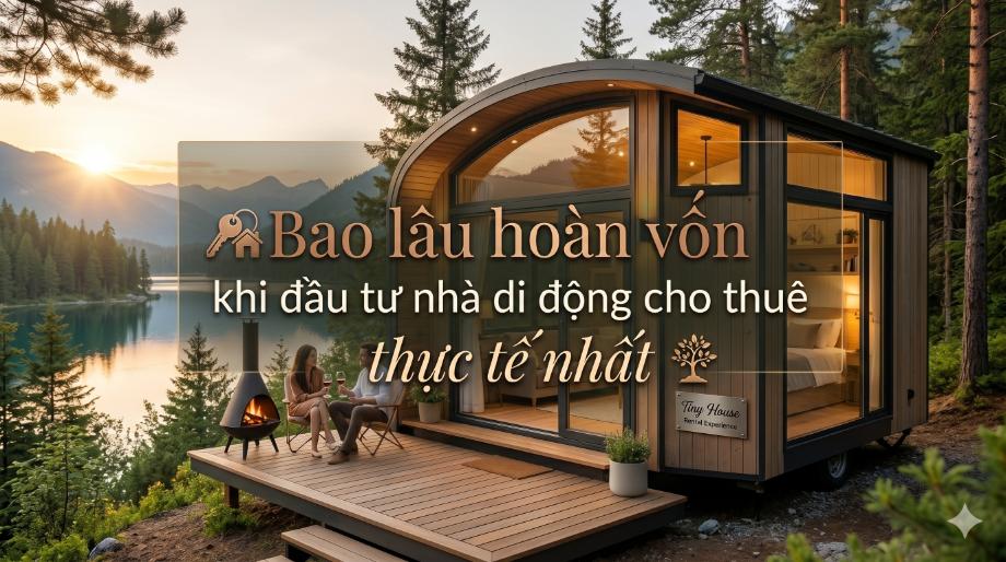 Bao lâu hoàn vốn khi đầu tư nhà di động cho thuê thực tế nhất