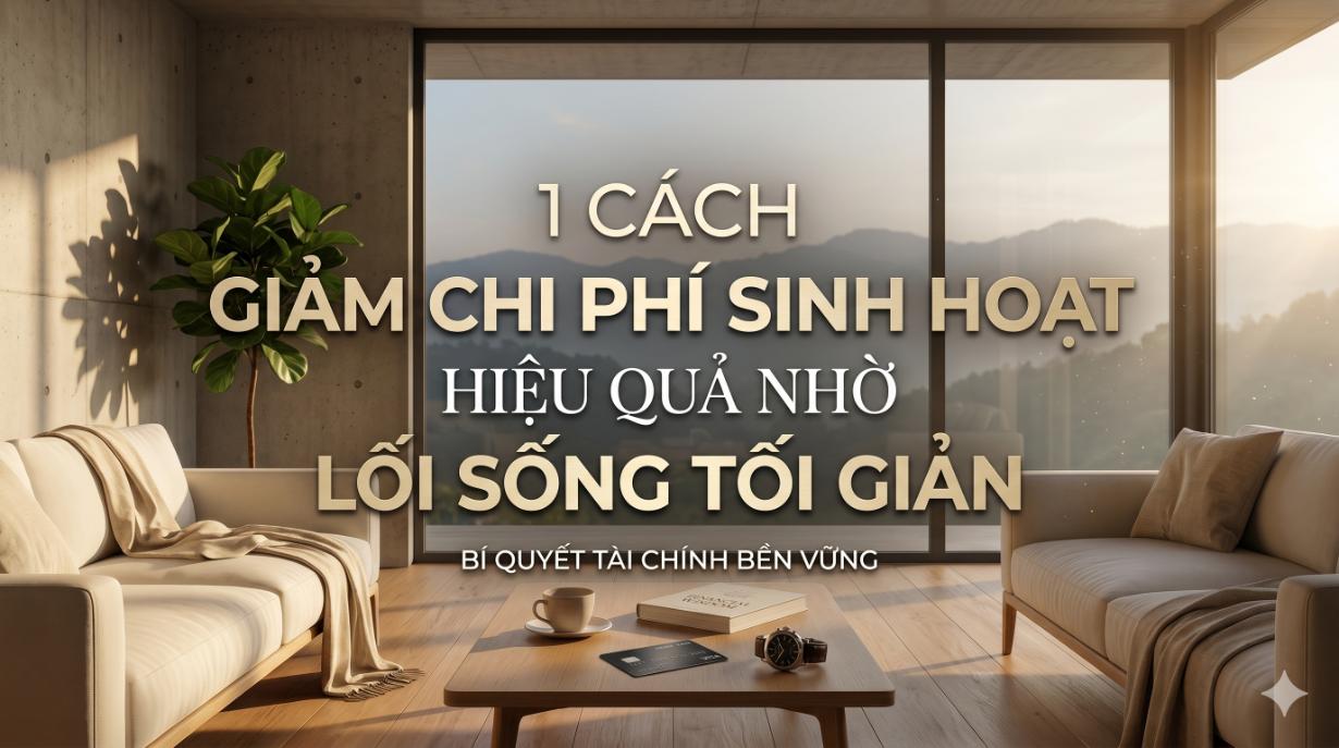 Cách Giảm Chi Phí Sinh Hoạt Hiệu Quả Nhờ Lối Sống Tối Giản