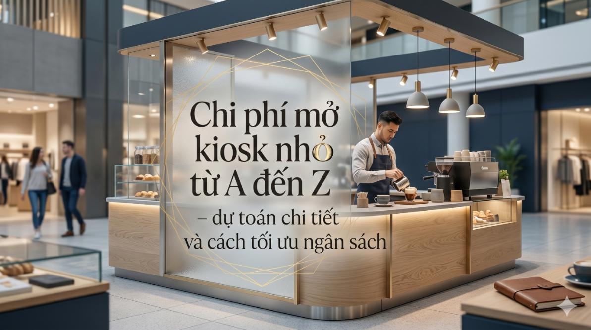 Chi phí mở kiosk nhỏ từ A đến Z – dự toán chi tiết và cách tối ưu ngân sách