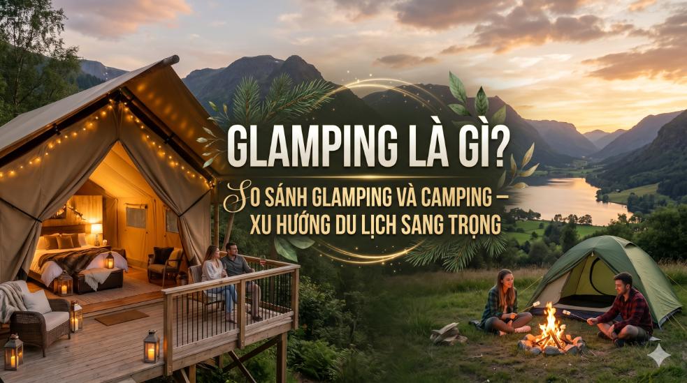 Glamping Là Gì? So Sánh Glamping Và Camping – Xu Hướng Du Lịch Sang Trọng