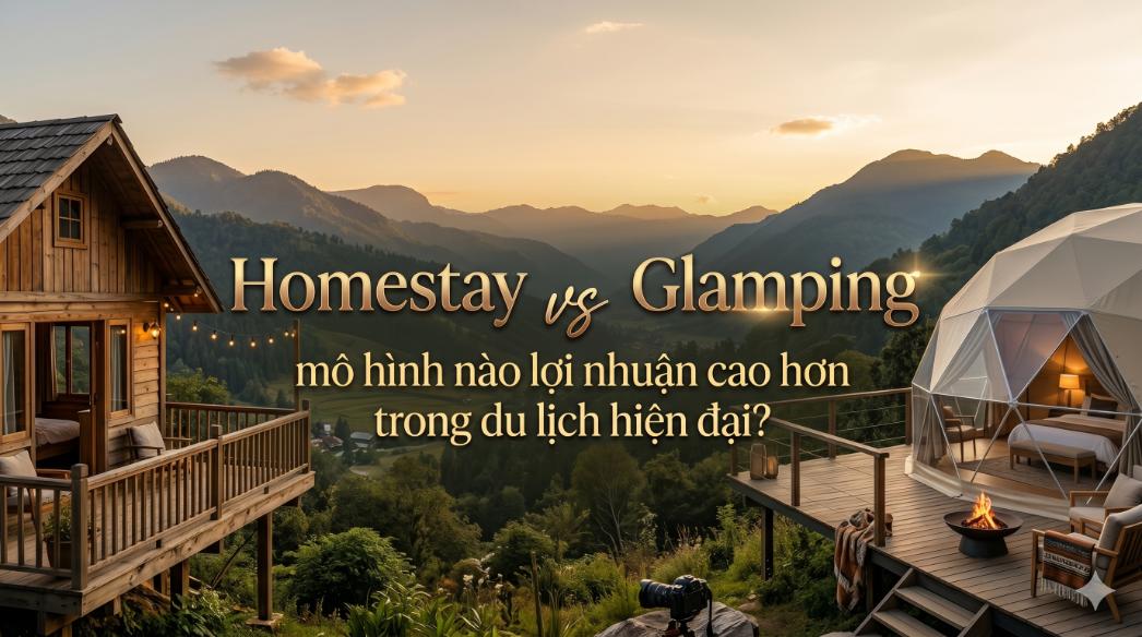 Homestay vs glamping: mô hình nào lợi nhuận cao hơn trong du lịch hiện đại?
