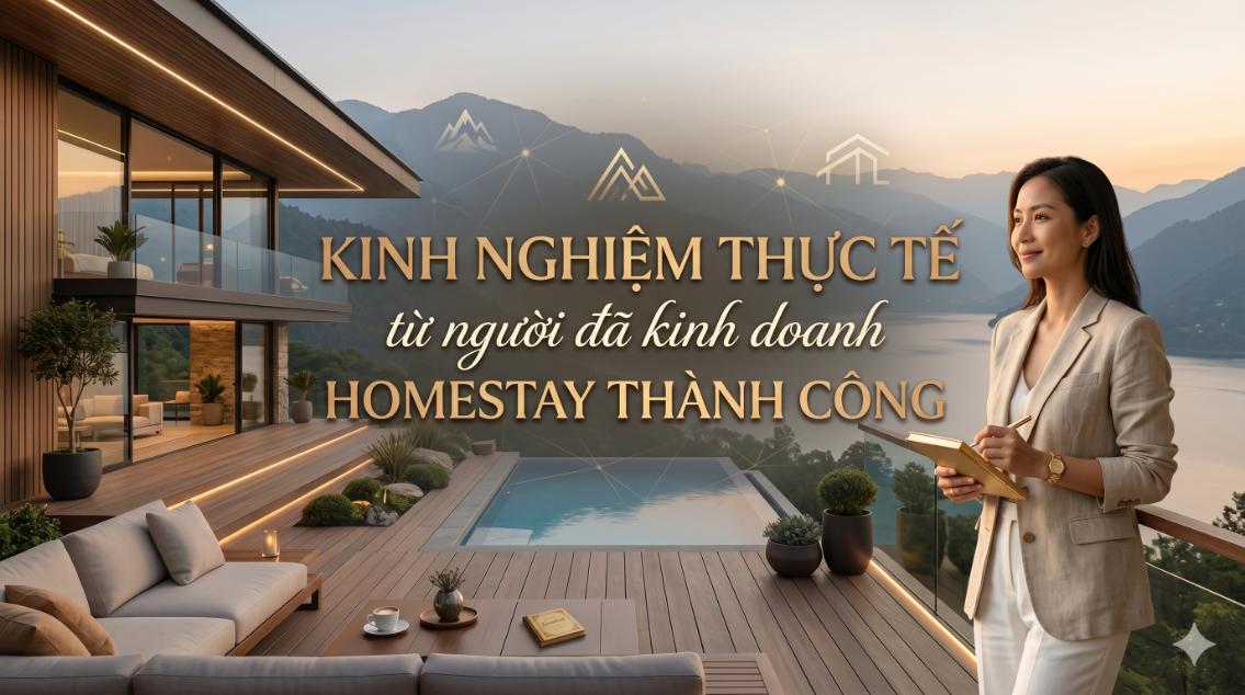 Kinh nghiệm thực tế từ người đã kinh doanh homestay thành công