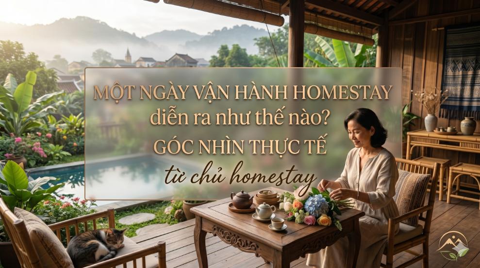 Một ngày vận hành homestay diễn ra như thế nào? góc nhìn thực tế từ chủ homestay
