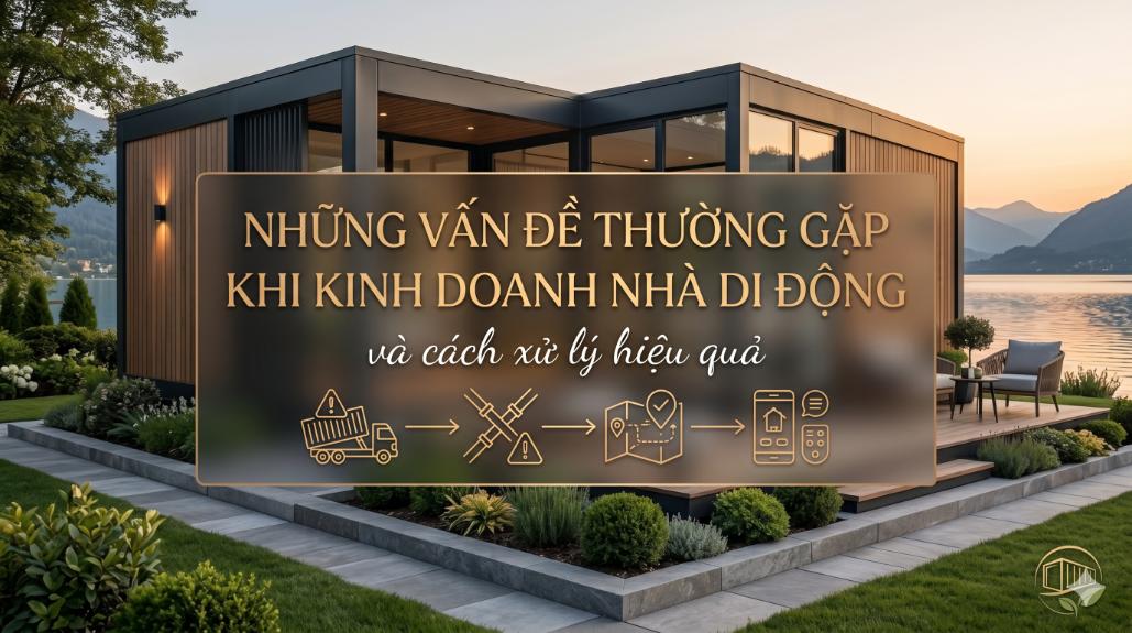 Những vấn đề thường gặp khi kinh doanh nhà di động và cách xử lý hiệu quả