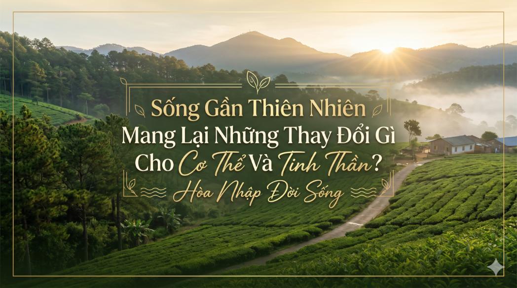 Sống Gần Thiên Nhiên Mang Lại Những Thay Đổi Gì Cho Cơ Thể Và Tinh Thần?