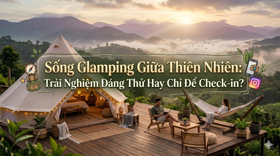 Sống Glamping Giữa Thiên Nhiên: Trải Nghiệm Đáng Thử Hay Chỉ Để Check-in?