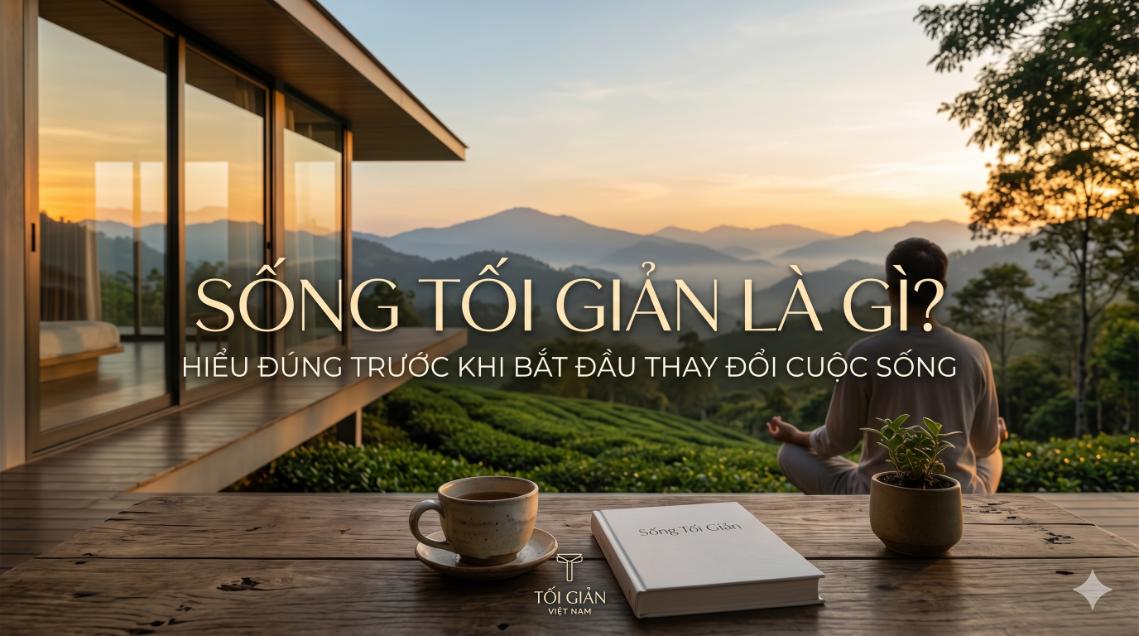 Sống Tối Giản Là Gì? Hiểu Đúng Trước Khi Bắt Đầu Thay Đổi Cuộc Sống