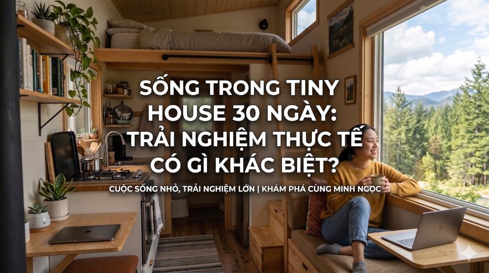Sống Trong Tiny House 30 Ngày: Trải Nghiệm Thực Tế Có Gì Khác Biệt?