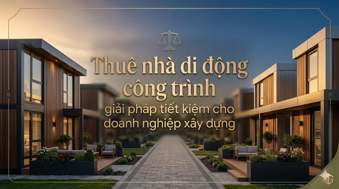 Thuê nhà di động công trình giải pháp tiết kiệm cho doanh nghiệp xây dựng