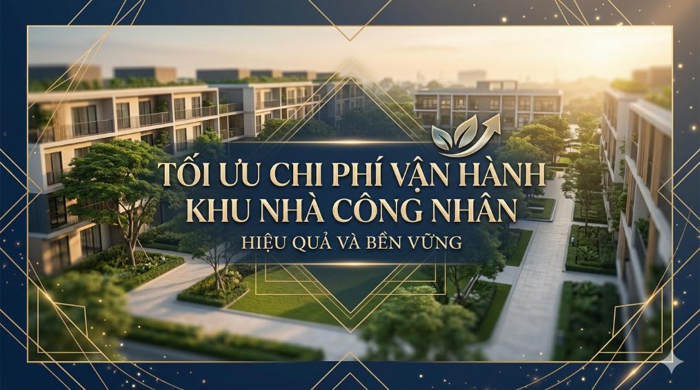 Tối ưu chi phí vận hành khu nhà công nhân hiệu quả và bền vững